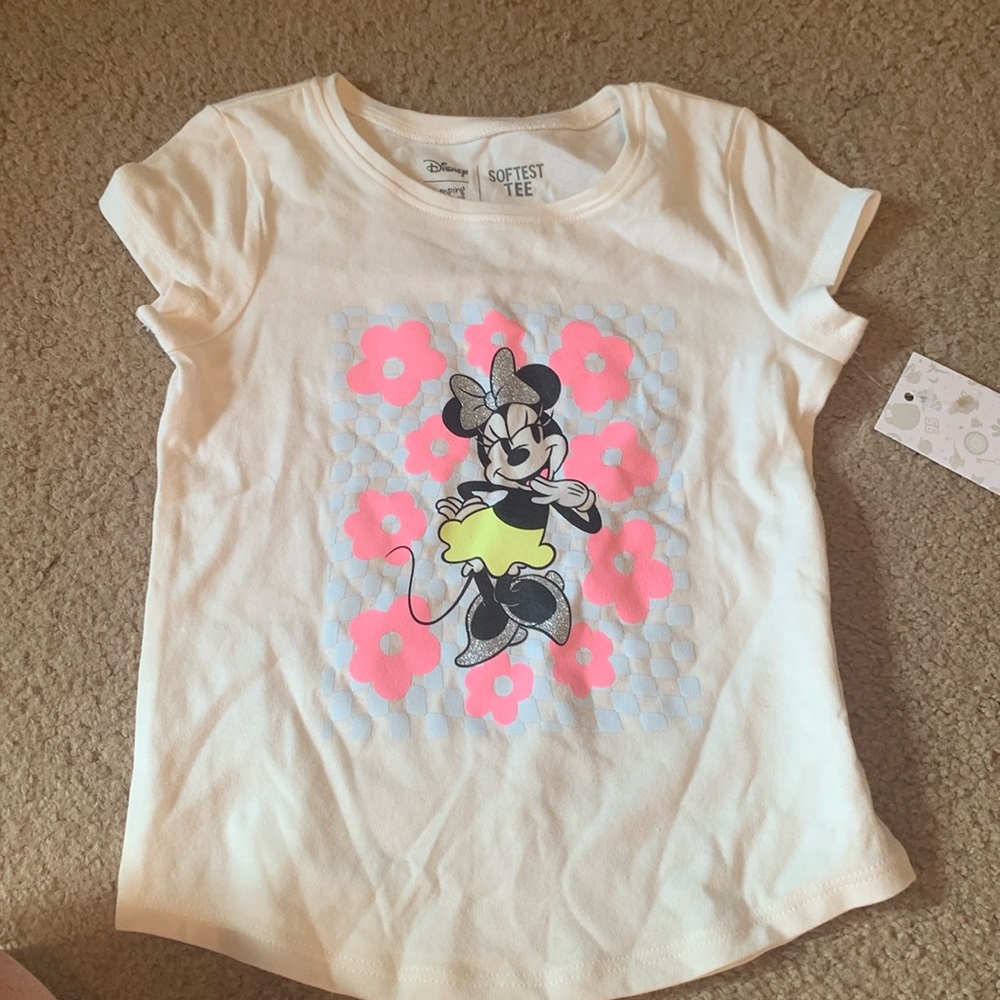 Girls Toddler Minnie Mouse Shirt
